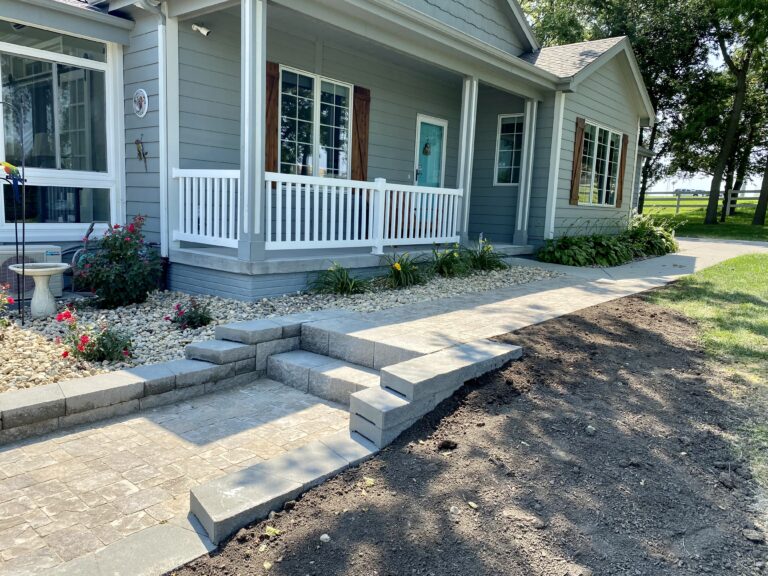 hardscaping front